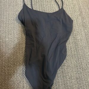Blue One-Piece Swimsuit